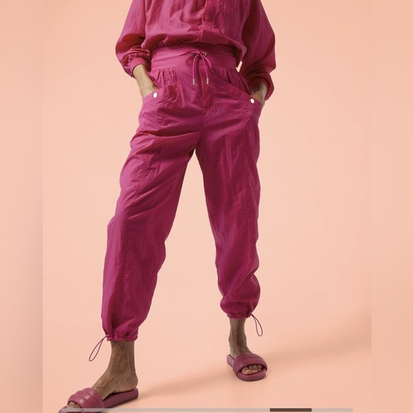 Athleta x Alicia Keys Collection: Keys Hugh Waist Utility Pants Size 6 - Picture 2 of 13